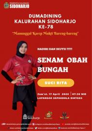 Meriahkan HUT ke-78, Kalurahan Sidoharjo Gelar Senam Obah Bungah Bersama